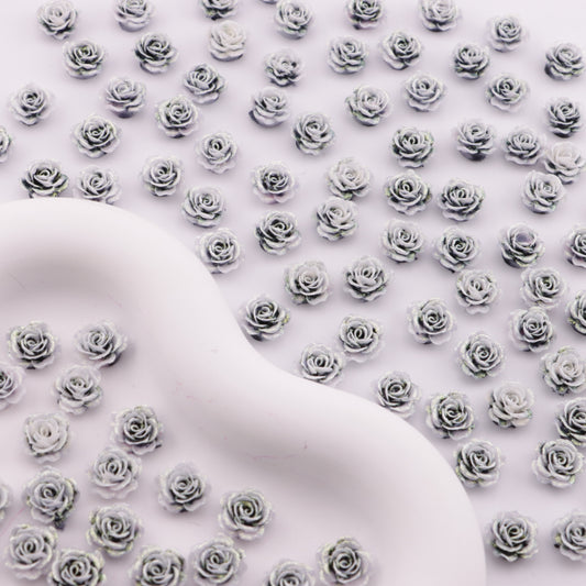 FS6215- 10mm Luminous Soft Flower Charms Night - Glow Soft Flower Patches