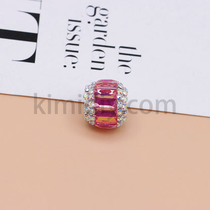 FS0365- 16MM Round Sparkling Beads Fit For Beadable Pens