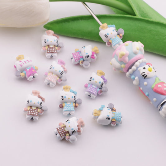 FS6223- Kitty Alloy Beads