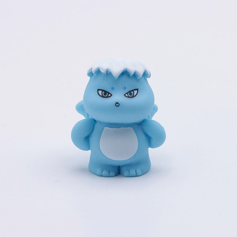 FS4887- Three - Dimensional Mini Snow - Topped Milk Dragon Pen Toppers