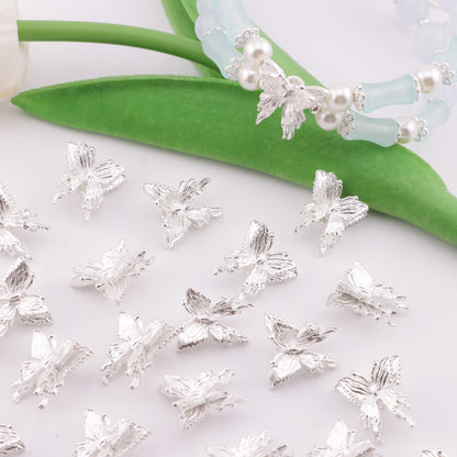 FS5024- 16*15*7Mm Alloy Butterfly Four-way Beads