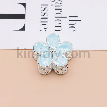 FS1642-25MM Mocha Diamond Flower Metal Beads Fit For Beadable Pen
