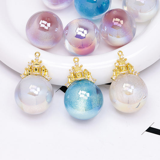 FS4693- 25mm UV Can Be Made Into Pendant And Beads