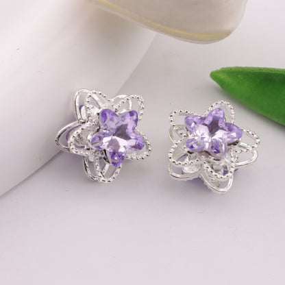 FS6326- Five - pointed Star Four - way Alloy Beads