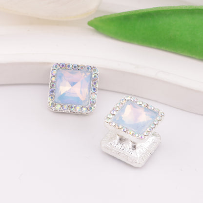 FS6332- Square Four-way Alloy Beads