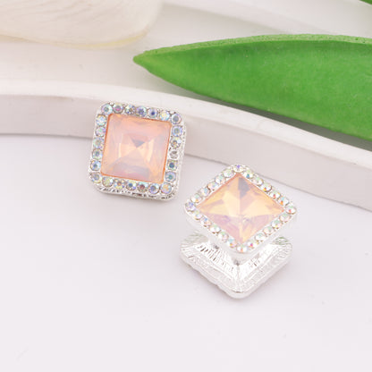 FS6332- Square Four-way Alloy Beads