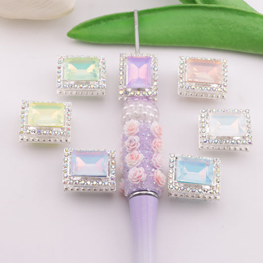 FS6331- Rectangular Four-way Alloy Beads