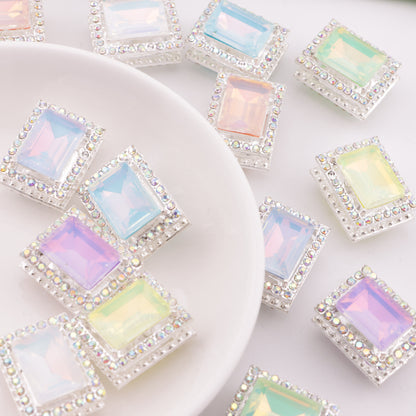 FS6331- Rectangular Four-way Alloy Beads