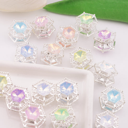 FS6333- Ferris Wheel Four - Way Alloy Beads