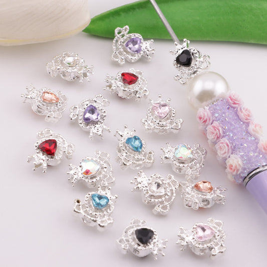 FS6334- Horse - Drawn Carriage Four - Way Alloy Beads