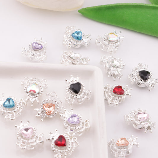 FS6334- Horse - Drawn Carriage Four - Way Alloy Beads
