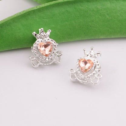FS6334- Horse - Drawn Carriage Four - Way Alloy Beads