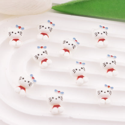 FS6311- 10×14mm Hk Set Down Charms Sitting Kitty Patches