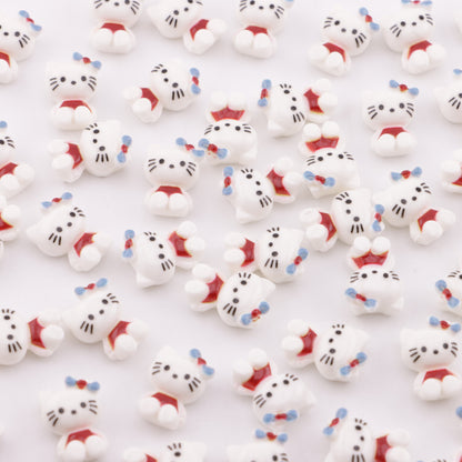 FS6311- 10×14mm Hk Set Down Charms Sitting Kitty Patches