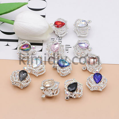 FS4838-Diamond Crown Alloy Beads Fit For Beadable Pens