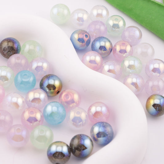 FS6240- 12mm Galaxy Resin Beads