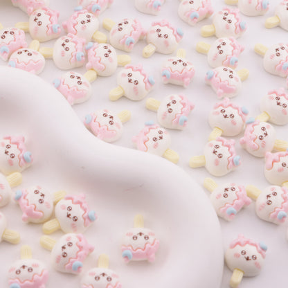 FS6313- 13×17mm Chiikawa Ice Cream Charms Ji Yika Wa Ice Cream Patches