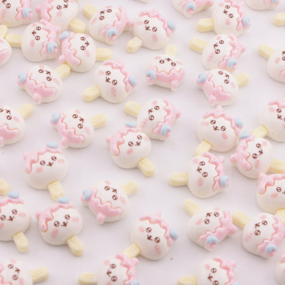 FS6313- 13×17mm Chiikawa Ice Cream Charms Ji Yika Wa Ice Cream Patches