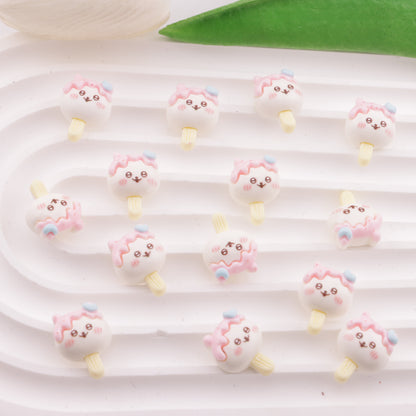 FS6313- 13×17mm Chiikawa Ice Cream Charms Ji Yika Wa Ice Cream Patches