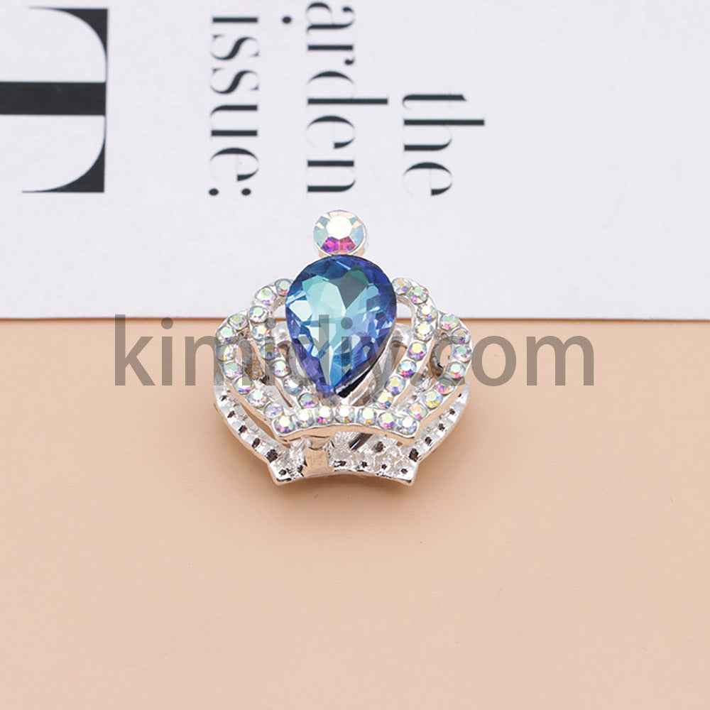 FS4838-Diamond Crown Alloy Beads Fit For Beadable Pens