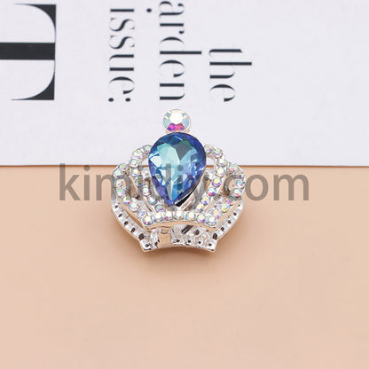 FS4838-Diamond Crown Alloy Beads Fit For Beadable Pens