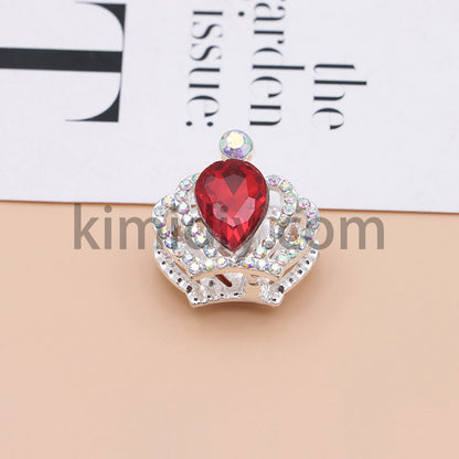 FS4838-Diamond Crown Alloy Beads Fit For Beadable Pens