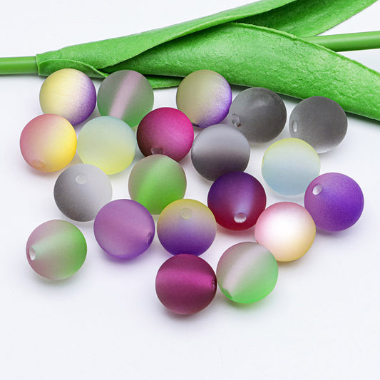 FS5231- 16mm Two-Color Cat Eyes Beads Iridescent Two-Color Cat Eye Beads