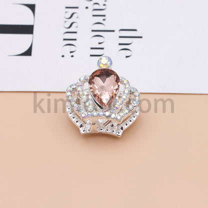 FS4838-Diamond Crown Alloy Beads Fit For Beadable Pens