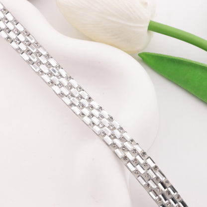 FS5564- 0.9 Cm Wide Glass Rhinestone Tape (3 Meters Long)