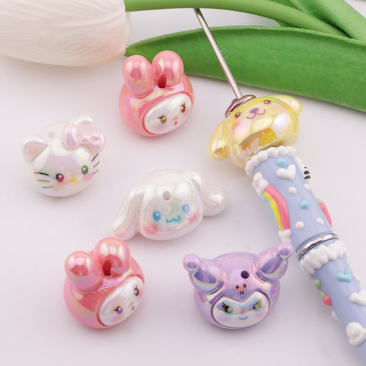 FS6363- Sanrio Head Resin Beads