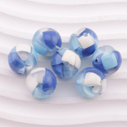 FS6354- 16mm Cheese Color-Blocked Beads Fit For Pen