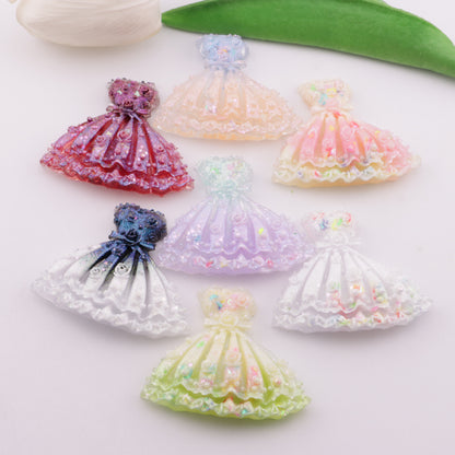 FS6383- 47×41Mm Luminous Rose Dress Charms