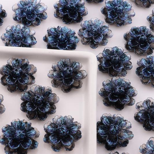 FS6385- 23mm Luminous Hibiscus Flower Charms