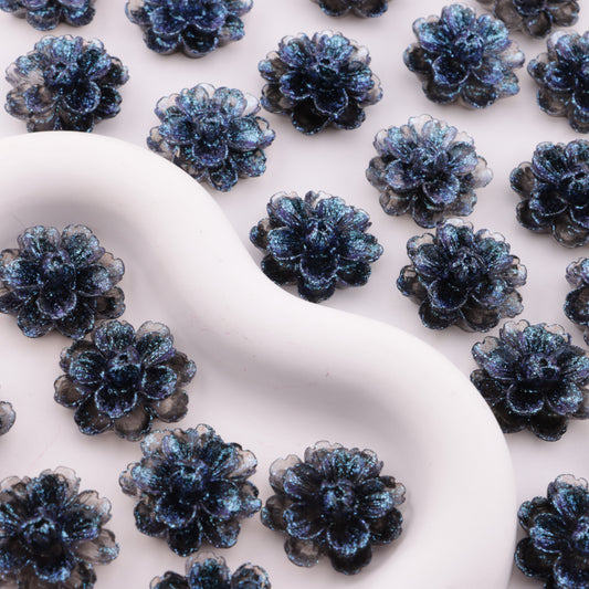 FS6385- 23mm Luminous Hibiscus Flower Charms