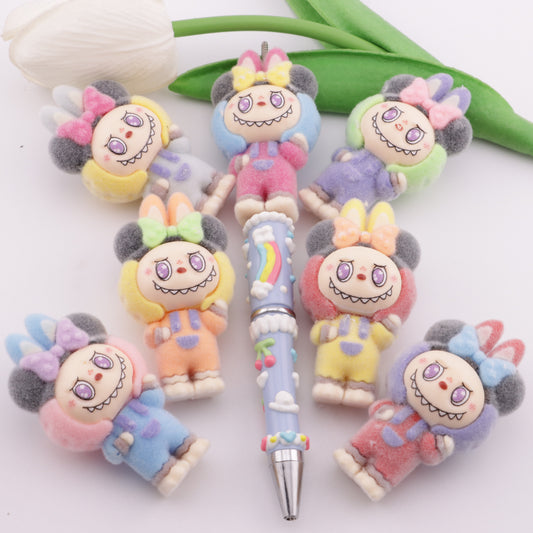 FS6373- 54×29mm Minnie Bows Labubu Beads