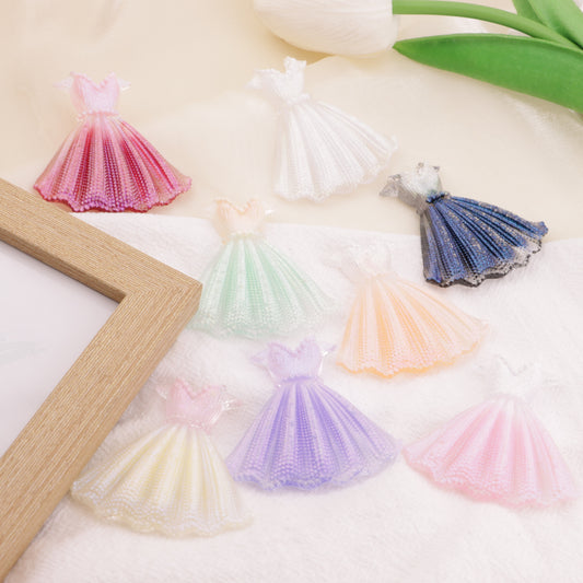 FS6382- 50×47mm Luminous Wedding Dress Charms