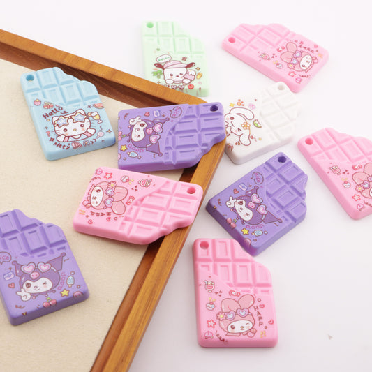 FS6417- 50×34mm Sanrio Hanging Hole Chocolate Chips