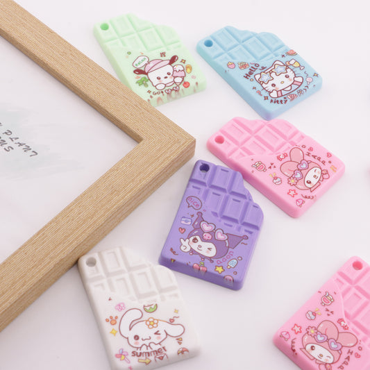 FS6417- 50×34mm Sanrio Hanging Hole Chocolate Chips