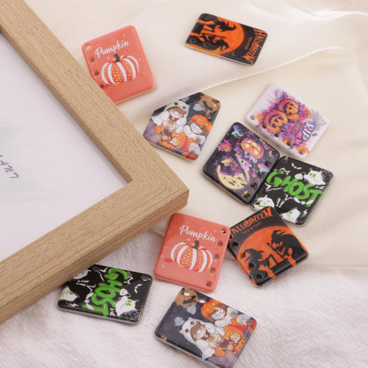 FS6437- Approximately 31×25mm Halloween Acrylic Book Piece