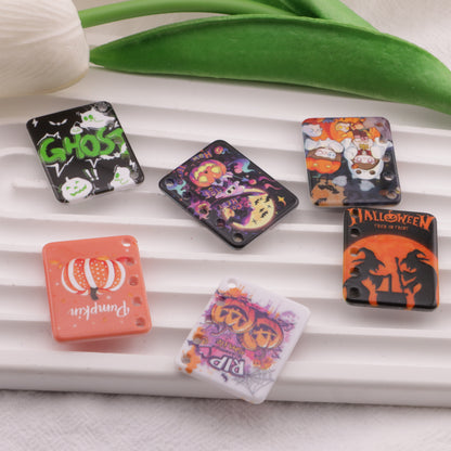FS6437- Approximately 31×25mm Halloween Acrylic Book Piece