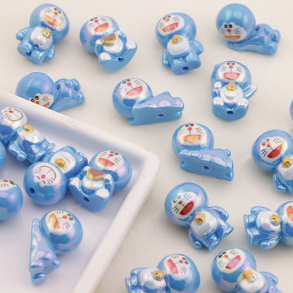 FS6449- ABOUT 16×21MM UV Doraemon BEADS UV Doraemon BEADS FIT FOR PEN