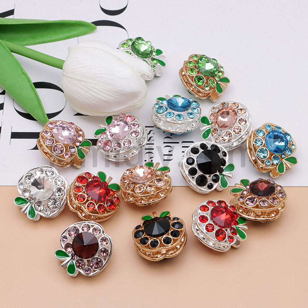 FS4840-Apple Alloy Beads Fit For Beadable Pens
