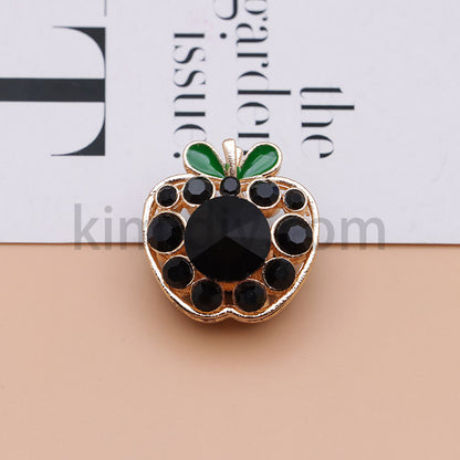 FS4840-Apple Alloy Beads Fit For Beadable Pens