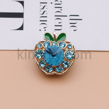 FS4840-Apple Alloy Beads Fit For Beadable Pens