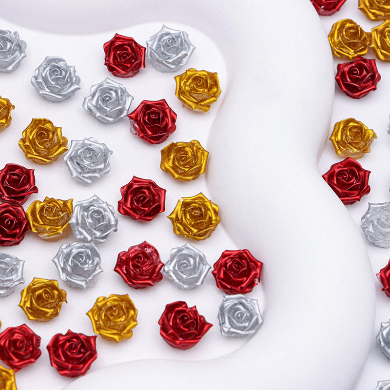 FS5368- 10mm Lacquer Sensation Velvet, Soft Flower Charms Soft Flower Patches, Luminous Night Glow