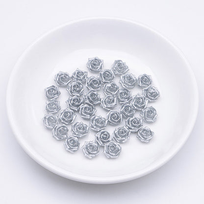 FS5368- 10mm Lacquer Sensation Velvet, Soft Flower Charms Soft Flower Patches, Luminous Night Glow