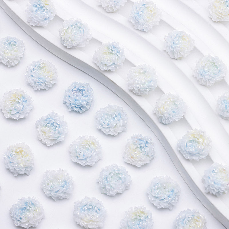 FS5369- 14mm Peony Soft Flower Charms Luminous