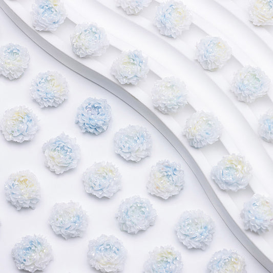 FS5369- 14mm Peony Soft Flower Charms Luminous