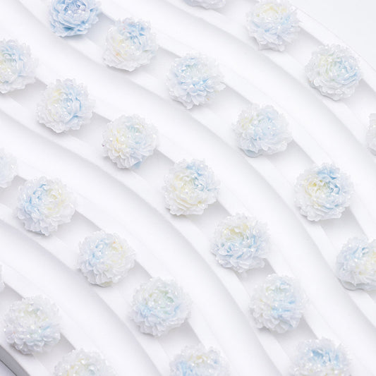 FS5369- 14mm Peony Soft Flower Charms Luminous
