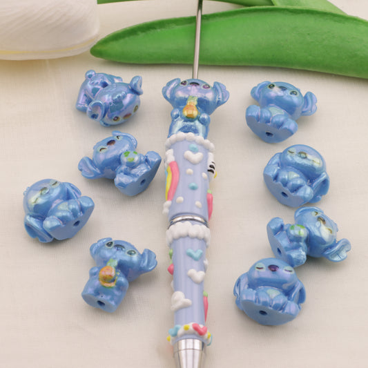 FS6466- Approximately 22×20mm 3D Stitch Resin Beads (約22×20mmの3Dステッチレジンビーズ)